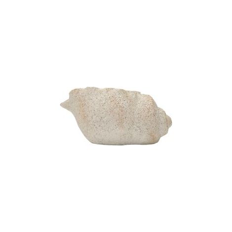 Vase en coquillage et sable -b- cm 35x23x18 (trou cm ø 17x14) (1/5)