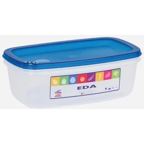 Eda rechteckige Aufbewahrungsbox türkis 1,5 L
