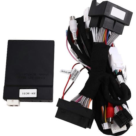 Câble autoradio compatible, faisceau d'alimentation 16 broches, adaptateur Android (1/5)