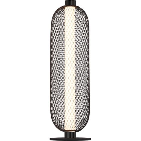 Lampe de table Mimosa noire 12 W 4000 K 1320 lm 45,2 x 13 x 13 cm (1/2)