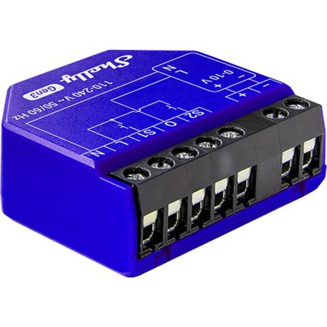 Shelly Dimmer 0/1-10V PM Gen3 WiFi/Bluetooth Lichtsteuerung
