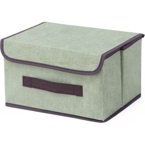 Boîtes de rangement en tissu multifonctionnelles, résistantes à la poussière et à l'eau, grande capacité, pliables, pour vêtements, jouets et collations (1/5)