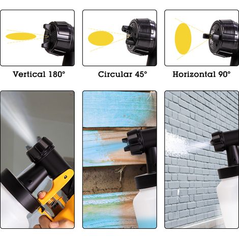 Pistolet électrique à peinture haute puissance, pulvérisateur manuel sans fil pour voiture, bois, meuble, mur et menuiserie (1/5)