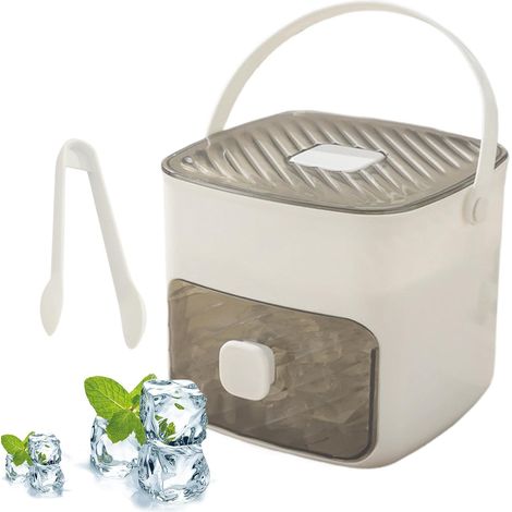 Boîte à glace pour congélateur, bac à glaçons avec couvercle (1/5)