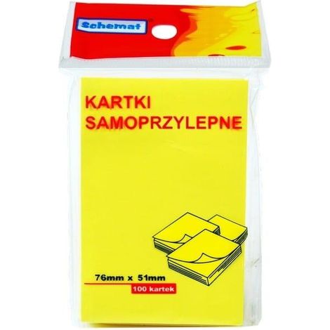 Note autoadesive 76x51mm 100pz