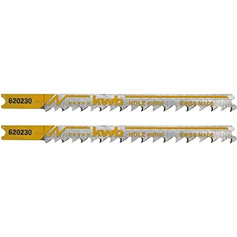 Hoja de sierra kwb 620230 acero alto carbono pack 2