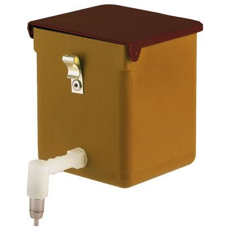 Abreuvoir spécial pour lapins en PVC 500 ml – Remplissage sans décrochage – Niveau d'eau visible – Compatible tous grillages – Kerbl
