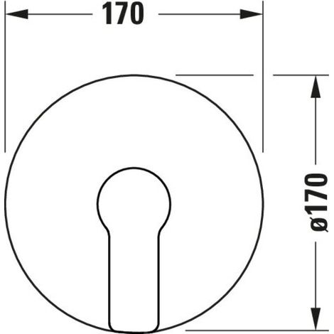 DURAVIT DC4210010046 Mitigeur de douche monocommande D-Code encastré (1/2)