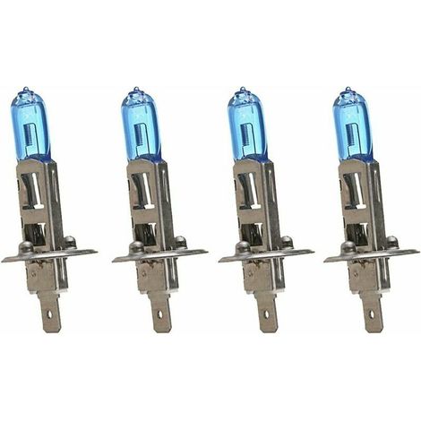 4 X Véhicule de voiture Lumineux H1 55W 4500K Xénon Gaz Halogène Ampoules de lampe de projecteur blanc (1/5)