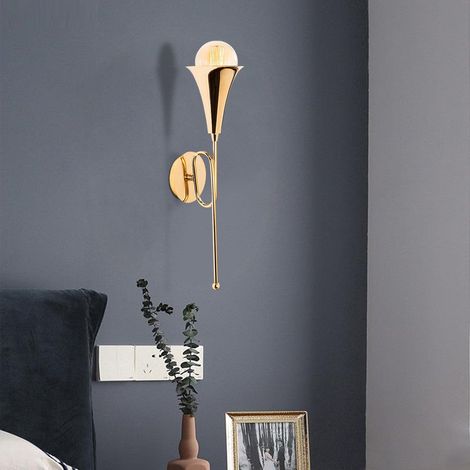 Wandlampe Goldmetall-Chaos