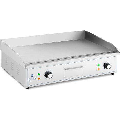Plancha électrique professionnelle - Royal Catering - Plaque : 727 x 420 mm - Puissance : 4,400 W (1/4)