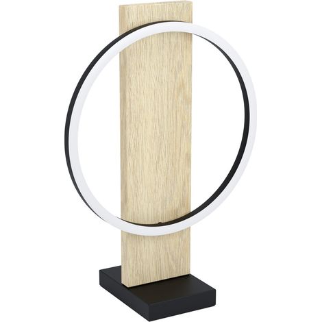 Lampe de table Boyal LED - avec un aspect bois - 901718