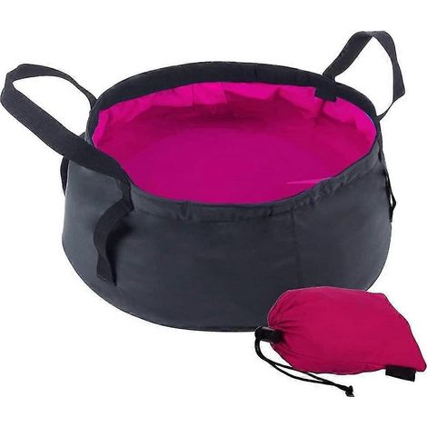 Seau pliable, bassine à eau pliable de 8,5 l avec sac de transport (1/5)