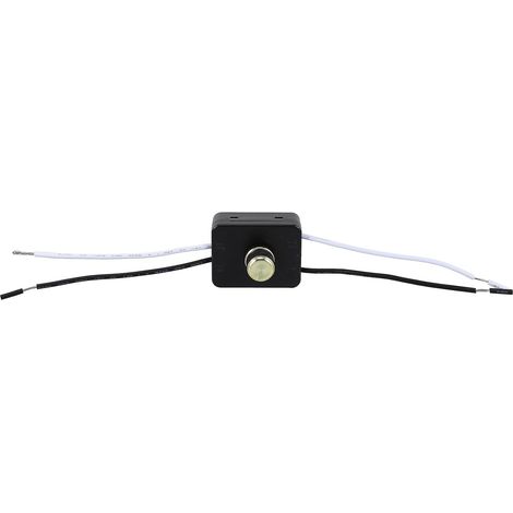 Bouton Variateur de Lampe de Table Rotatif en Plastique Noir, Pratique pour Remplacer Variateur Cassé, Compatible 60hz, Puissance 3-100w (1/5)