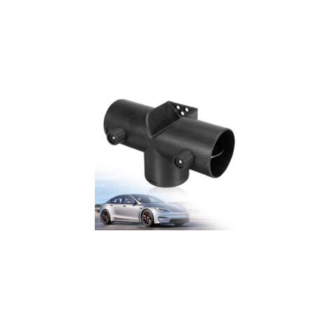 Raccord de gaine 75 mm en forme de T, Réchauffeur dair 3 voies accessoires de chauffage de stationnement diesel adaptateur de tuyau raccord de tuyau connecteur de conduit en plastique ABS (1/5)