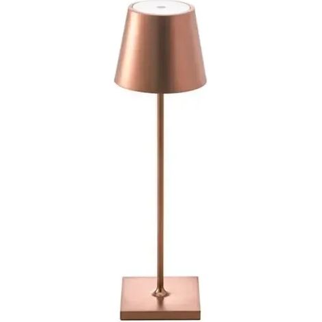 Lampe de bureau LED (marron), lampe de table portable (1/4)