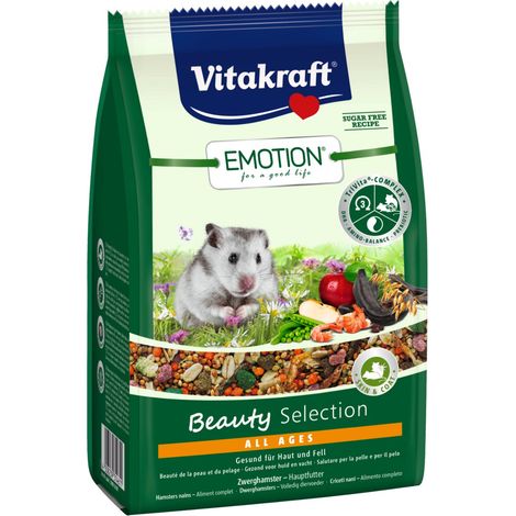 Vitakraft Emotion Beauty All Ages, Zwerghamsterfutter - 300g