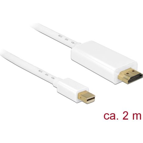 Delock cable mini displayport 1.2 macho a high speed hdmi a macho 4k 2 m