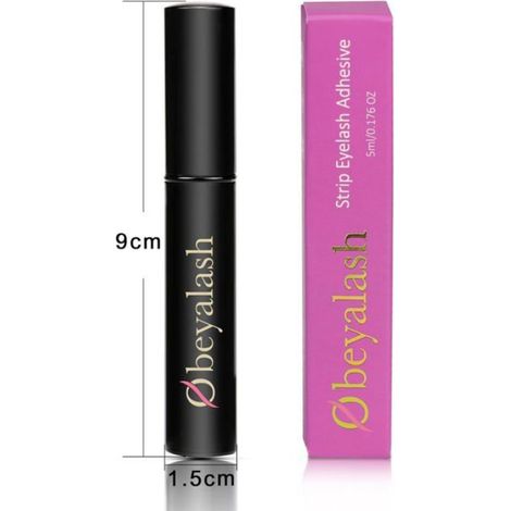Colle Faux Cils, Colle Pour Faux Cils, Faux Cils, Colle Pour Cils Noirs, Super Forte Tenue Adhésive Pour Cils 5 Ml Par (Lash Glue- (1/5)