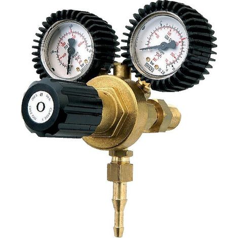 Détendeur gaz LB21 OX – Pression d'utilisation 1,5 bars – Débit max. 35 m³/h – Entrée type H – Sortie olive étagée Ø 6 et 10 – Le Lorrain