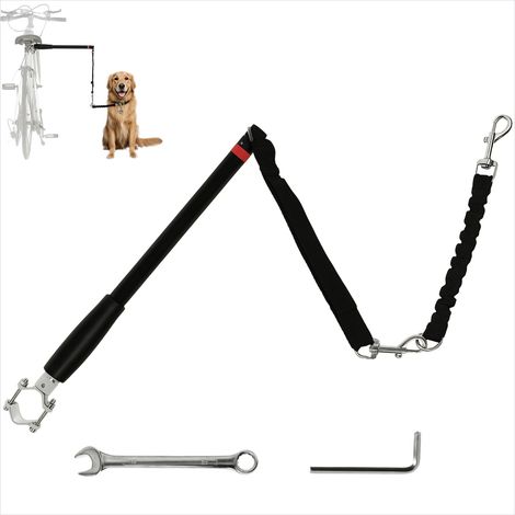Caisse de transport pour animaux 124 cm laisse chien vélo acier (1/5)