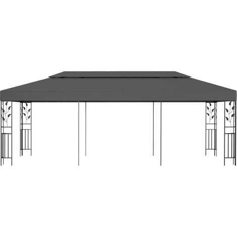 Tonnelle de jardin 3x6 m Anthracite CFW785064 (1/5)
