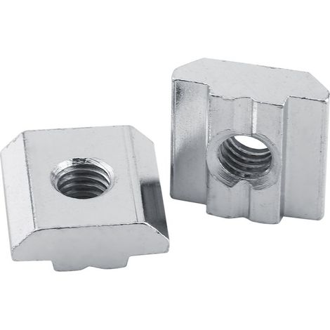 Écrou de l'emplacement en nickel enveloppé en acier en carbone pour les accessoires de profil en aluminium (EU30 M6) (1/4)