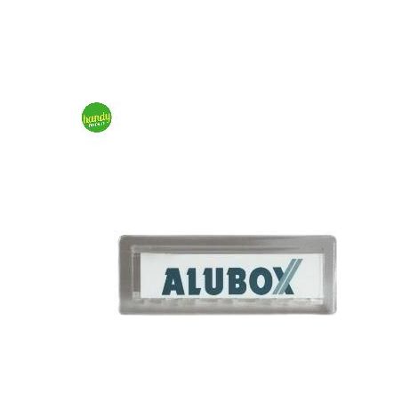 Portanome completo universale Alubox