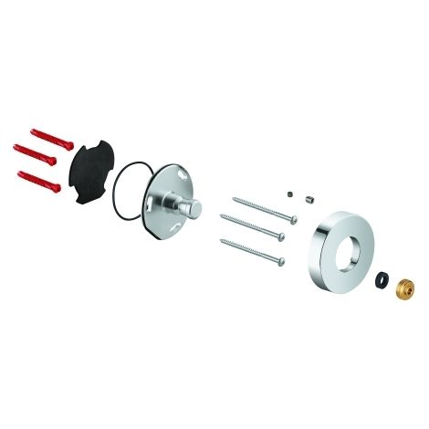 Brausestangenhalter 48279 chrom (1/4)