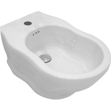 Bidet in Ceramica TIME - Installazione Filomuro Sospeso - Ceramica Bianco Lucido - Design Moderno (1/5)