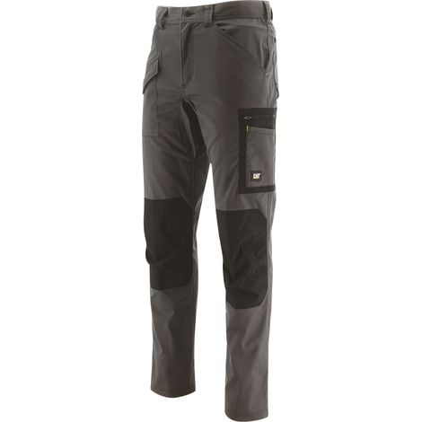 Caterpillar – Pantalon cargo de travail slim renforcé Cordura® – Multi-poches – Confort stretch – 65% polyester – 33% coton – 2% spandex – 48 (1/5)
