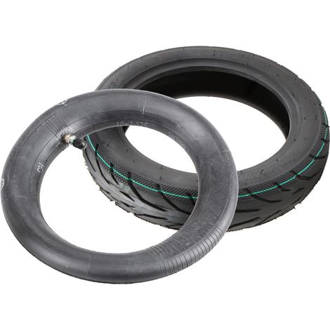 Paire de 25 x 2,125 mm en caoutchouc propulsé à air et chambres à air pour motos électriques Construction permanente en caoutchouc renforcé traction et stabilité (1/5)