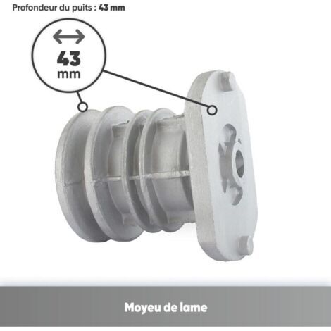 [Accessori per tagliaerba] CASTELGARDEN MAC GARDA Lama compatibile con 122465607/0, 122465607/1, 1224 (1/3)