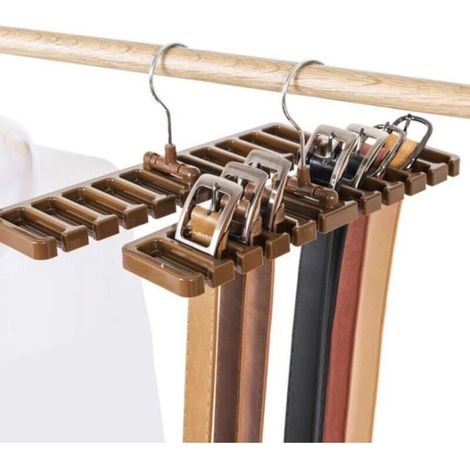 Porte-Cravate Range-Ceinture Rotatif Organisateur Rangement pour Placard - - Non personnalisable (1/4)