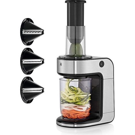 WMF KULT X, Affettatrice a Julienne per Verdure, 1.2 l, 80 W, Argento (1/2)