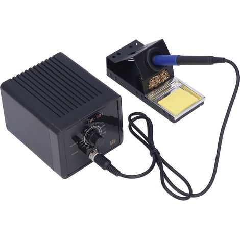 Lötstation mit Drehknopf zur Temperaturregelung, Lötkolben, Lötgerät, 90 W, HK‑901EU-Stecker, 220 V (1/5)