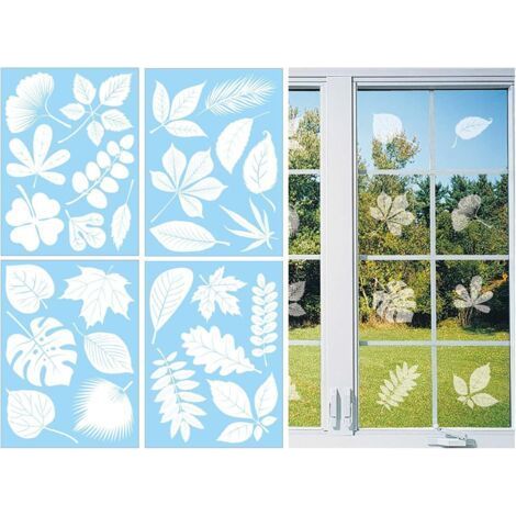 Anti-collision stickers to prevent bird strikes on window glass, static bird strike stickers, prevent birds from flying into windows (1/5)