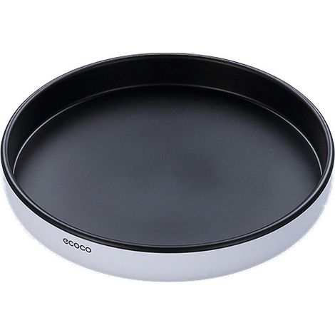Support à épices Rotatif Plateau tournant en Acier Inoxydable Organisateur d'armoires Récipient de Stockage des Aliments pour comptoirs Garde-Manger (Gris 25 cm) (1/5)