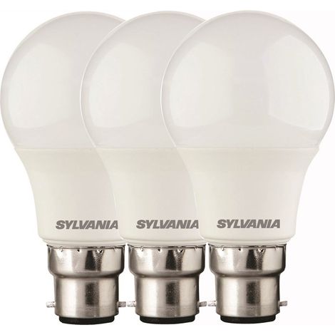 Ampoules Led Std Multi-directionnelles 8w Blanc Neutre B22 Lot De 3 - Sylvania