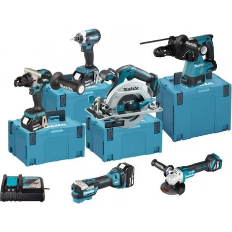 Combo Kit Makita DLX6139JX1 18V 5Ah