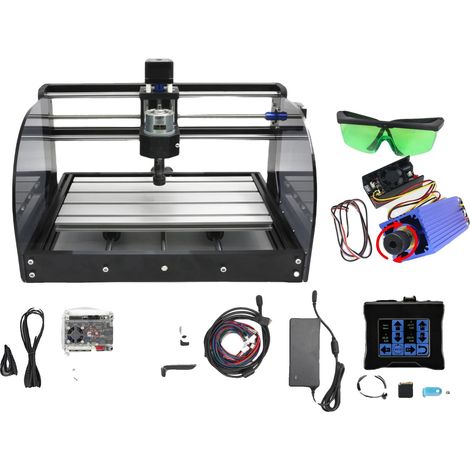 Fresadora CNC, máquina de grabado y fresado láser de 3 ejes, ADD touch + láser de 10 W (1/2)