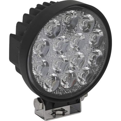 LED4R Lampe de travail LED 42 W 3360 lumens Certifié ECE R10 IP68 Support réglable