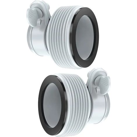 Accessoires de piscine (Type B) Adaptateur de tuyau de piscine en plastique de rechange, raccord fileté de 1,25 pouce à 1,5 pouce, pour pompe Intex
