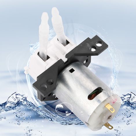 Dosierpumpen-DIY-Peristaltikschlauchkopf für Aquarium, Labor, chemische Analytik (weiß, 12 V, 3 x 5) (1/5)