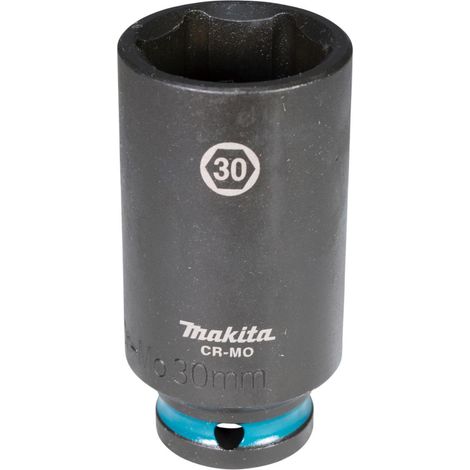 Makita E-16542 Clé à douille 1/2" SW30 Impact Black longue (1/3)
