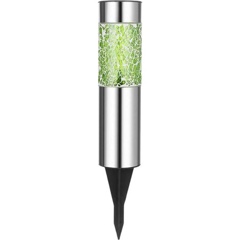 Lampe solaire mosaïque au sol, piquet de terrasse, allée, décoration extérieure verte (1/2)