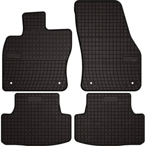 Alfombrillas de goma para coche: Seat Ateca crossover (2016-) - negras, ajustadas
