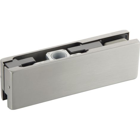 Oberer Eckbeschlag DORMA PT 20 mit Kunststoffbuchse, Alu silber eloxiert (03.110)  Glastürbeschlag - Zubehör dormakaba (1/4)