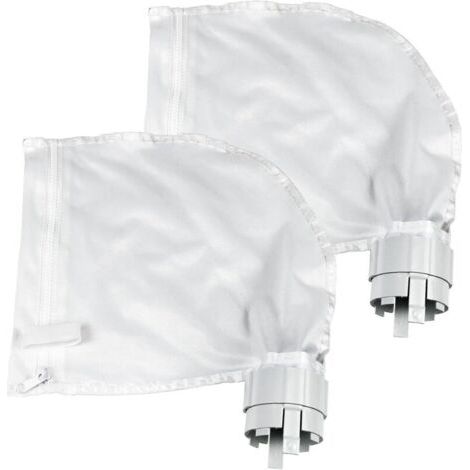 Lot de 2 sacs de nettoyage de piscine tout usage pour Polaris 360/380 en nylon avec fermeture éclair (360 et 380) (1/4)