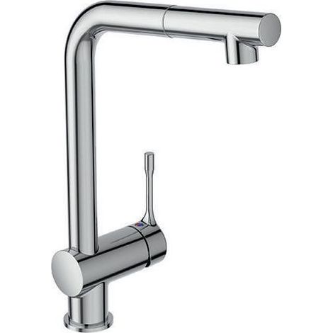 IS Küchenarm. Ceralook, ND,m.herausz.HB, m.hohem Auslauf, Ausld.207mm, Chrom (1/3)